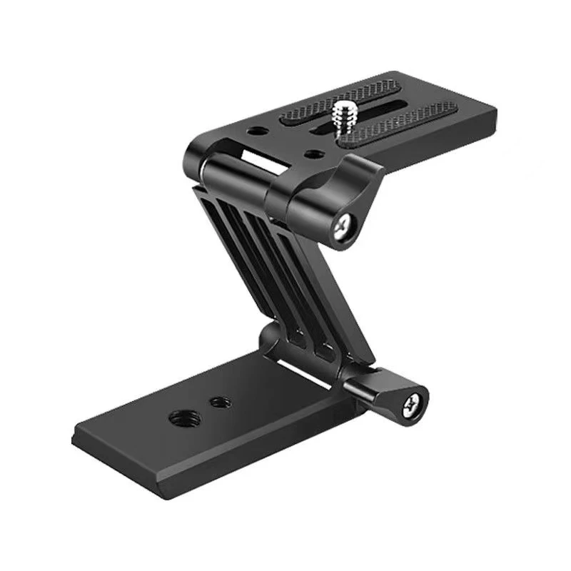 

FF-CJ61 Z-folding PTZ desktop tripod fast lock mobile phone SLR camera slide rail metal portable quick mounting plate