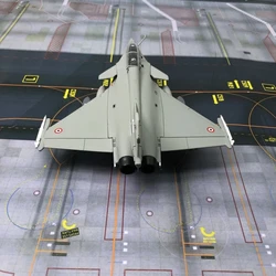 1/72 French Rafale B Diecast Metal Fighter Jet Model Kits Pre-Build Replica Military for Display Collection or Gift (Camouflage)