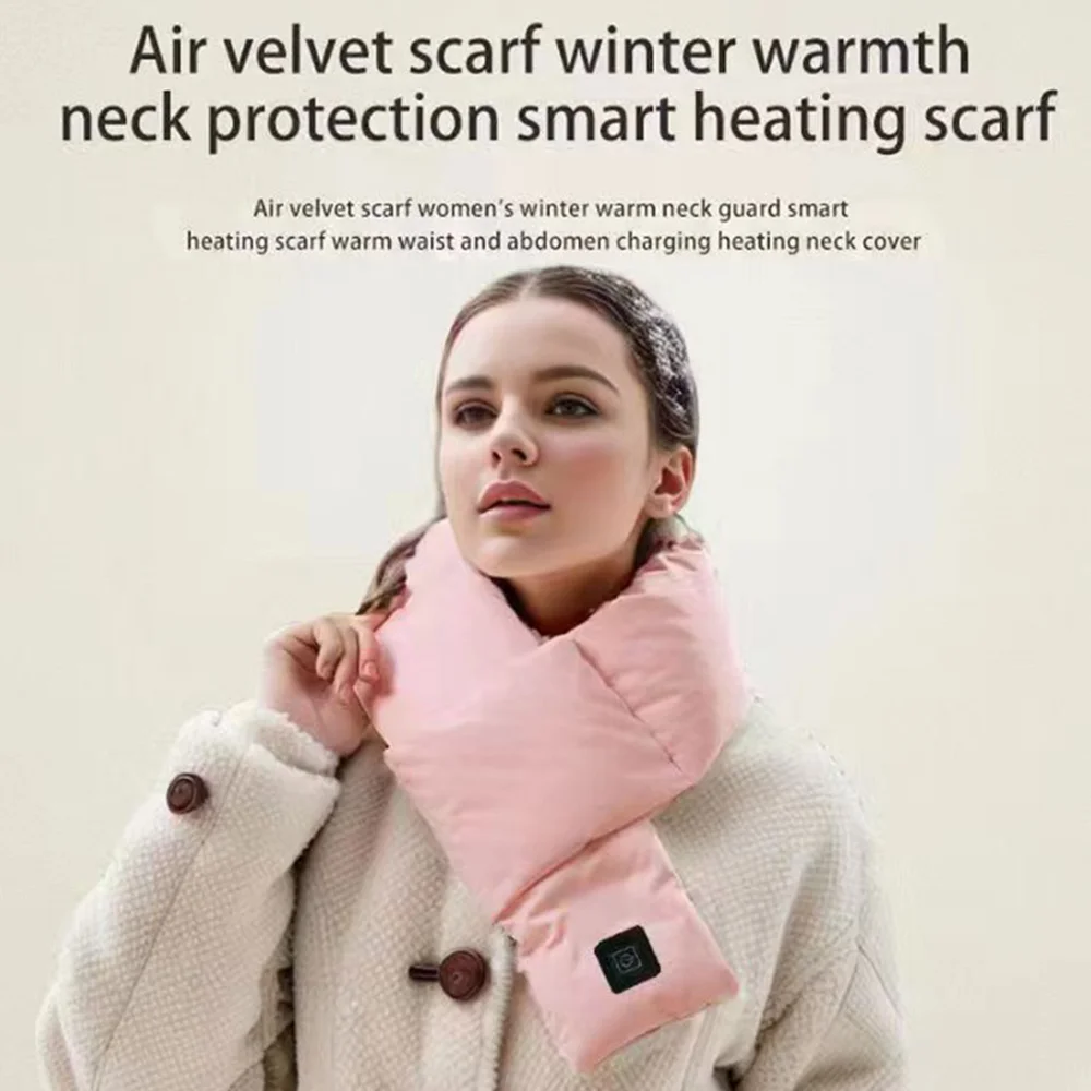 Carbon fiber heating scarf, warm compress, waist belt, cervical protection, intelligent USB for warmth and cold protection