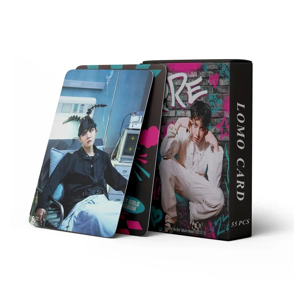 55Pcs/Box Special 8 Ourselves We Solo Photocards Kpop Lomo Cards Photo Card for Fans Collection image 2