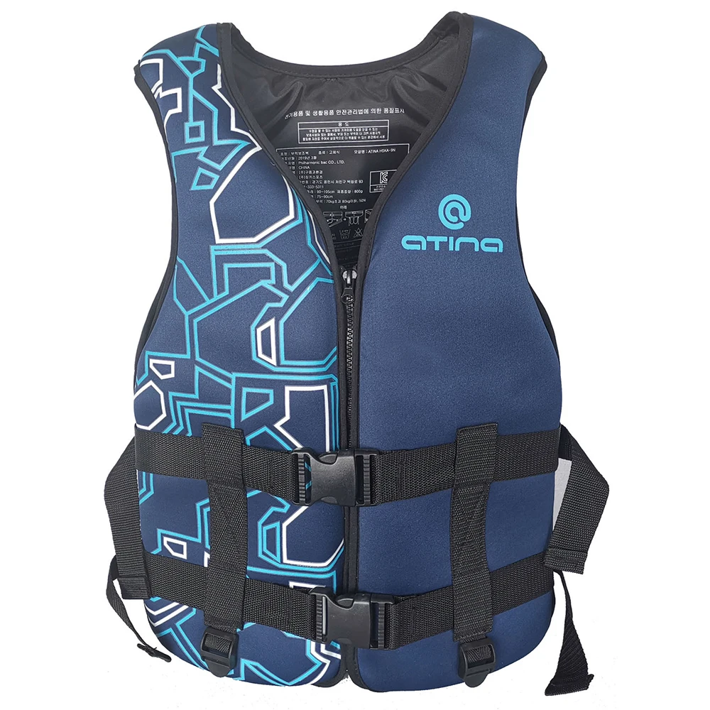 Neoprene Life Jacket for Adults, Swimming Vest, Outdoor Rafting, Surfing, Boating, Fishing, Water Sports, Fashion Print