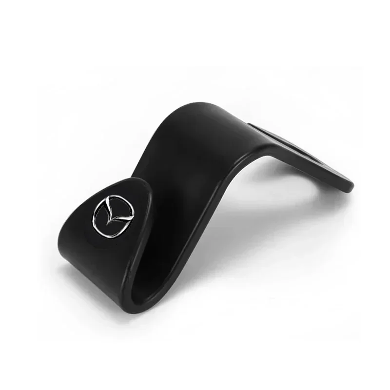 Car Headrest Hooks Hanger Bags Seat Back Holder Clips Auto Fastener Hooks Storage Interior for Mazda Alexa CX4 Wheel Center Caps
