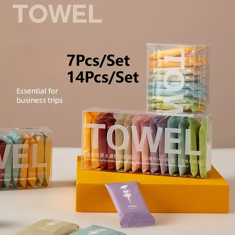 

Portable Compressed Towel Tablets, Compressed Towel Tablet Portable Face, Disposable Compressed Towel for Home, Travel