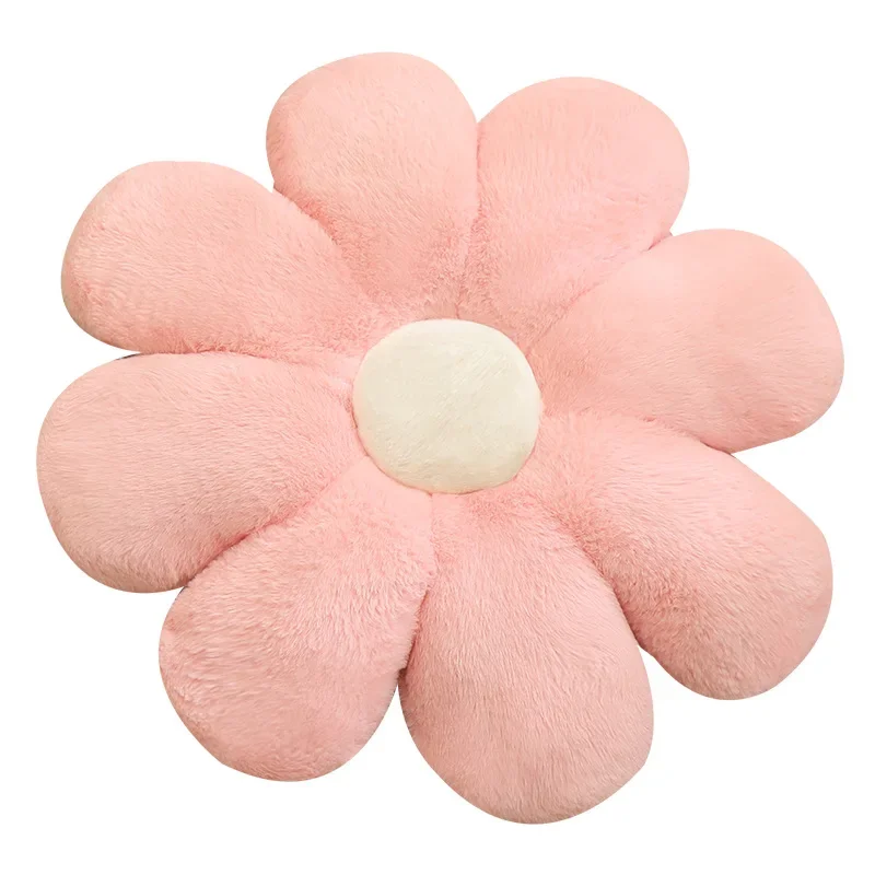 Cute Multicolor Flower Cushion Soft Stuffed Flower Pillow Home Decor Party Family Reunion for Birthday Christmas Gifts