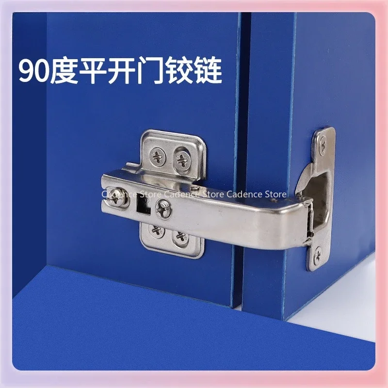 2 Pack 90 Degree Soft Closing Cabinet Hinges 35mm Hydraulic Door Hinges Furniture Hinge for Folded Cupboard Wardrobe