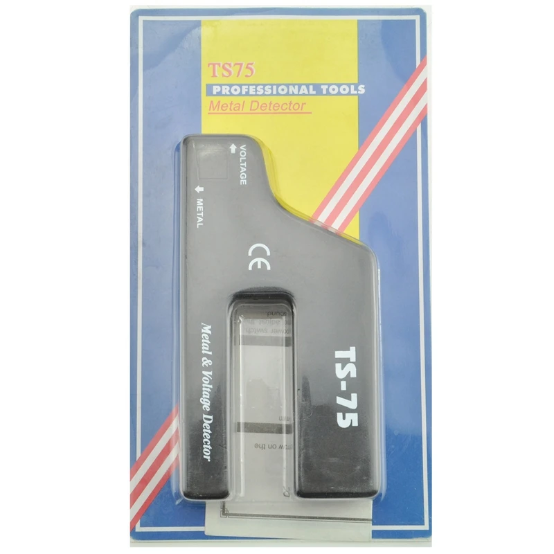 6X detektor tegangan logam genggam, deteksi kawat kabel pipa, detektor kabel pipa TS-75