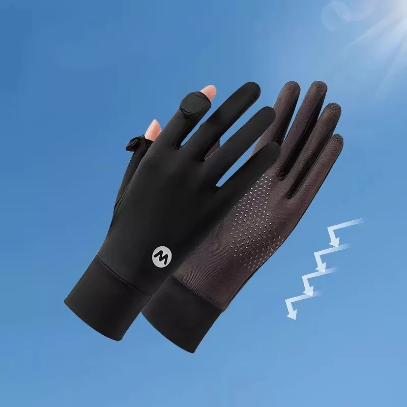 Sommer-Sonnenschutzhandschuhe, atmungsaktiv, rutschfest, für Damen, dünne Sonnenschutzhandschuhe zum Fahren, für Reisen im Freien – Detail 10