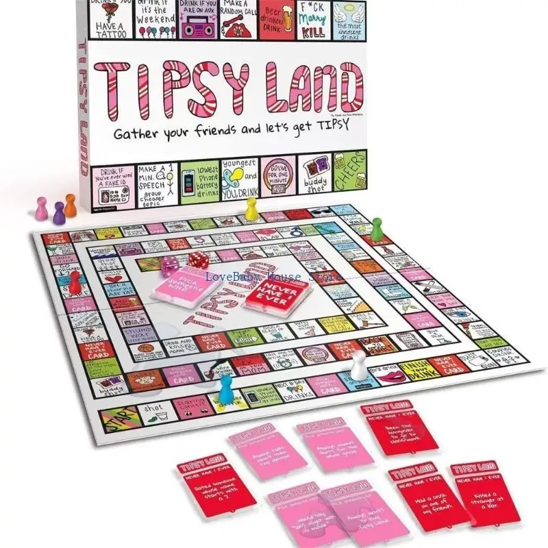 BX0D Friend Gathering Party Game với thẻ uống nhiều nhiệm vụ và thử thách khác nhau