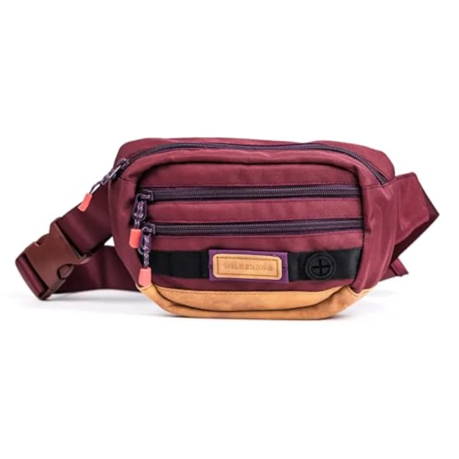 

Utility Fanny Pack stores Treats Balls Keys in 3 Pockets with adjustable strap and Poop Bag dispenser