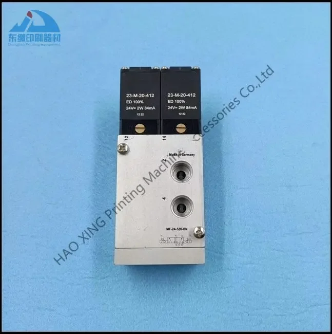 Roland 기계용 최고의 품질 새로운 MF-24-520-HN 솔레노이드 밸브 인쇄 기계 부품 23-M-20-412