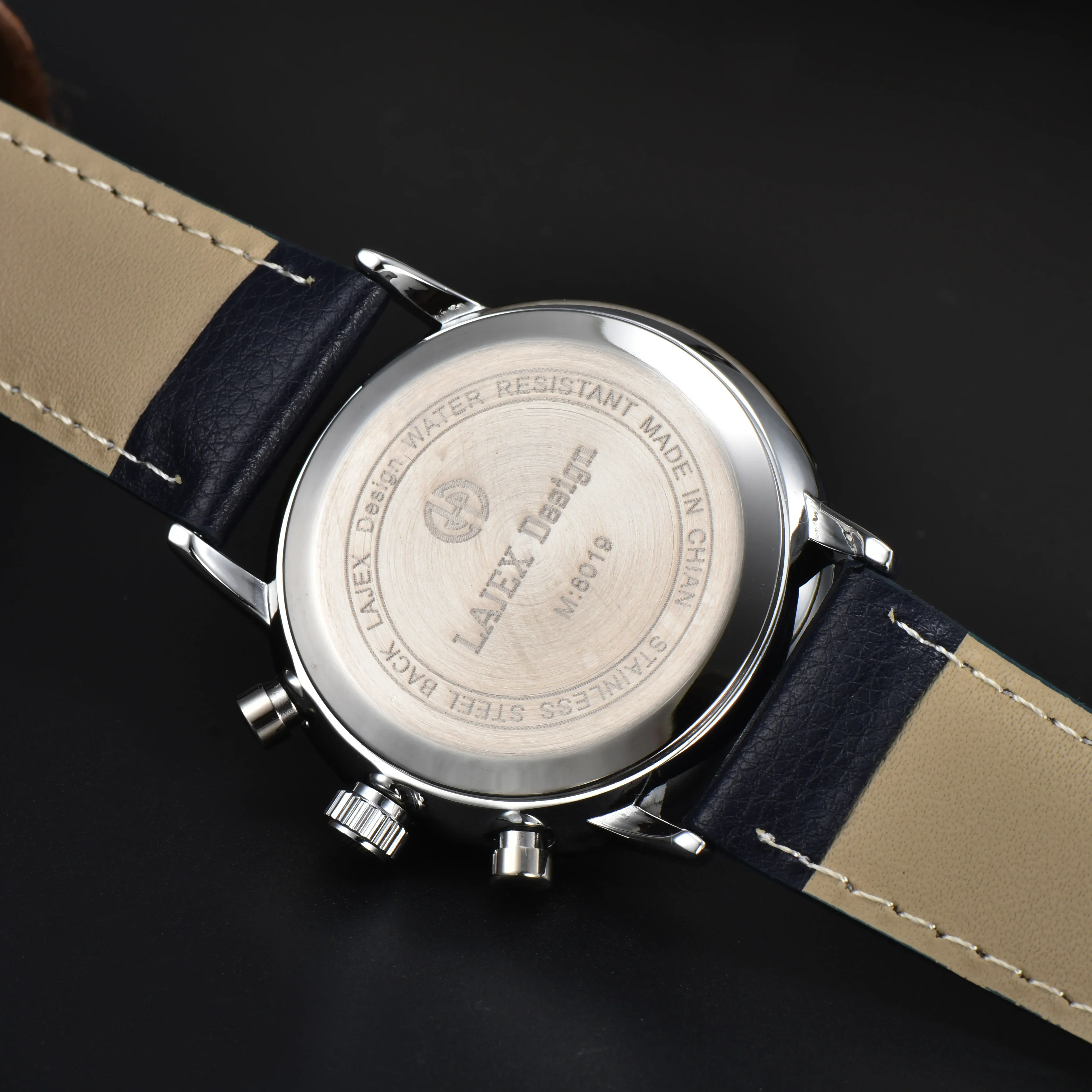 Mode en zakelijk multifunctioneel Zeppelin herenhorloge Automatische datum Hindenburg-serie Hoogwaardig lederen quartzhorloge