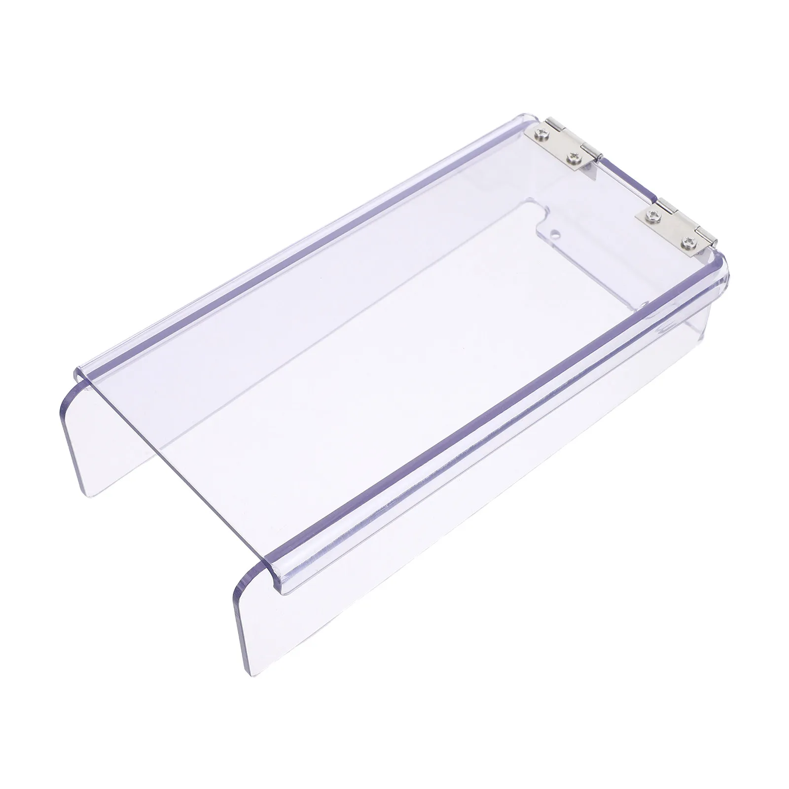 Clear Plastic Keypad Outdoor Enclosure for Digital Password Locks Waterproof Dust Cover Uv Resistant Flip Design Security Keypad