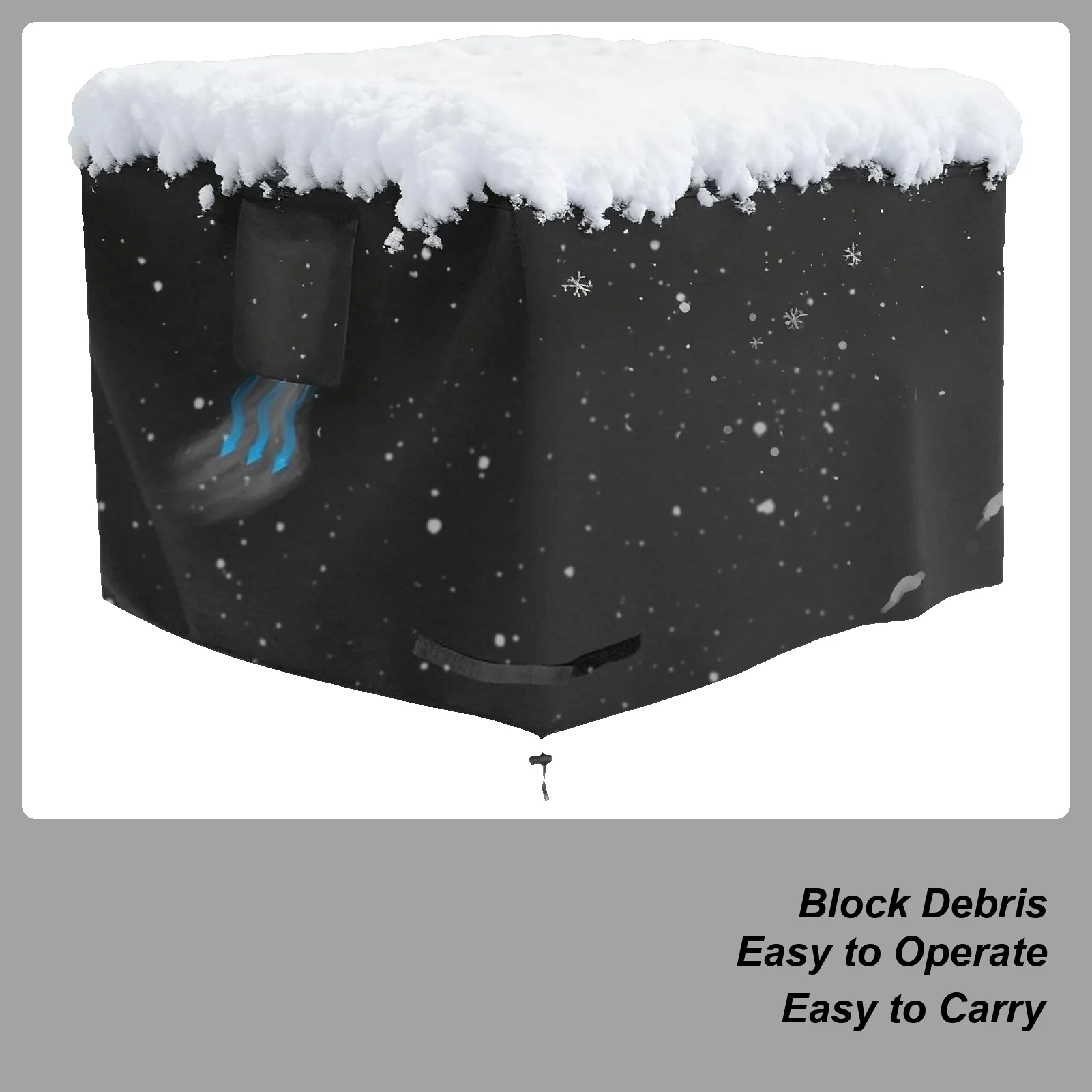 Outdoor Fire Pit Cover 30 Inch Waterproof Heavy Duty Shield Fire Pit Protective Cover For Patio Porch Camping Indoor Outdoor