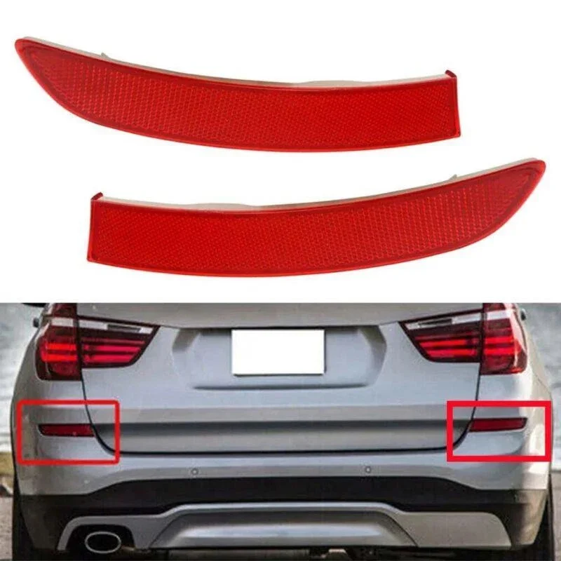 

1 пара левых и правых задних боковых отражателей для BMW F25 X3 серии 14-17 63257352209