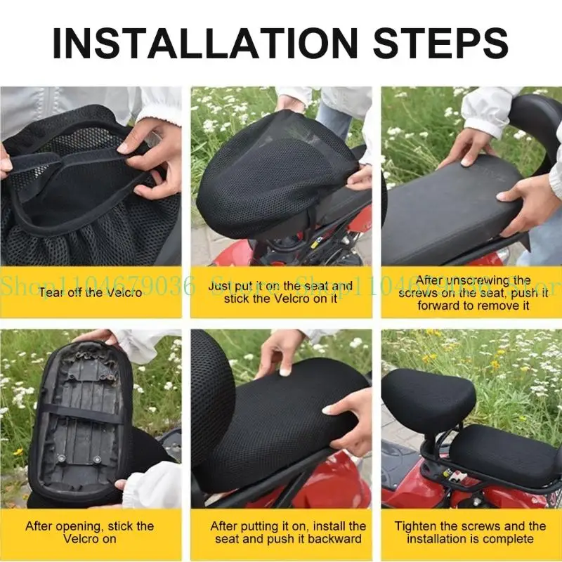 652F COPERTURA ELETTRICA SCOOTTO ELETTRICA MOTORE COPERCHIO CUSCHIO MESH per corse lunghe