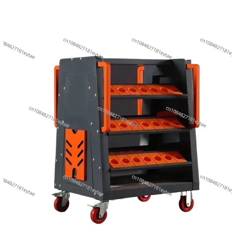 

Горячие продажи Hsk63 Стойка на заказ Мобильный инструмент Arbor Шкафы для хранения Тележка Держатель инструментов с ЧПУ Keeper