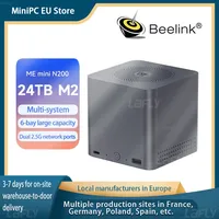 New Beelink ME Mini Intel Twin Lake N200 LPDDR5 4800MHz 12GB RAM 2T SSD WiFi6 4K Dual 2.5 Lan Mini PC Computer VS Bmax b4 Plus