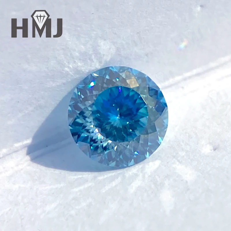 Moissanit-Diamant, mehrfarbig, rund, 100 Facetten, mit GRA-Zertifikat, DIY-Ring, Halskette, Ohrringe für die Schmuckherstellung, Großhandel – Detail 17