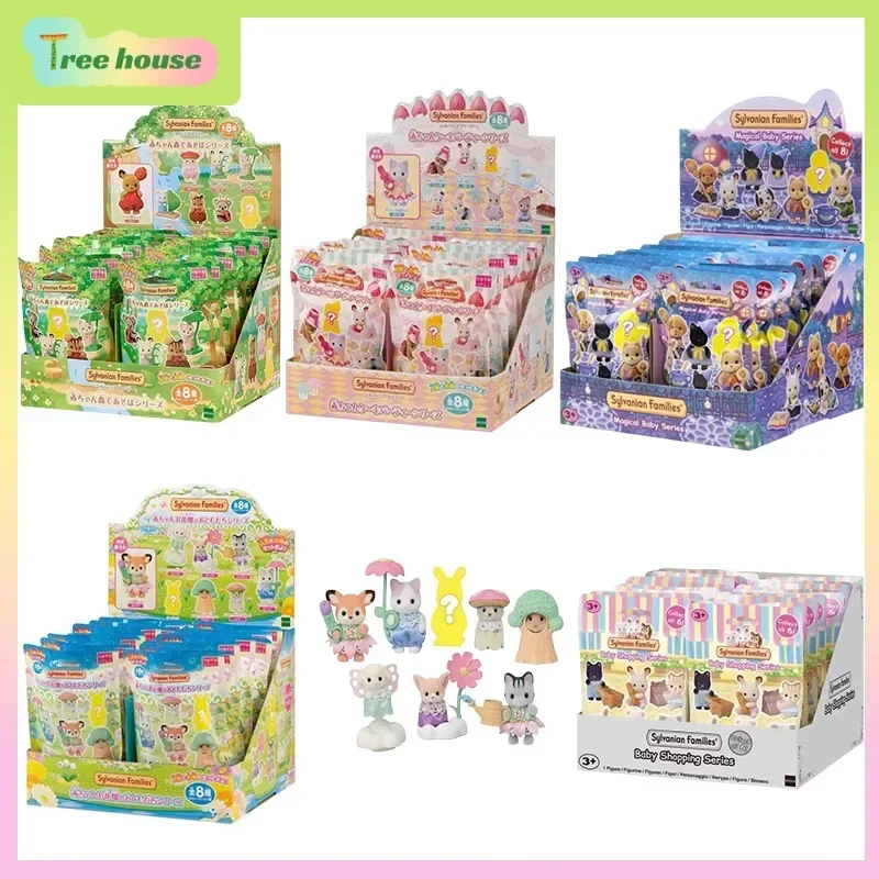 

Original Sylvanian Families Forest Cake Blind Bag A Set Series Exclusive Edition Anime Figure Customized Birthday Christmas Gift
