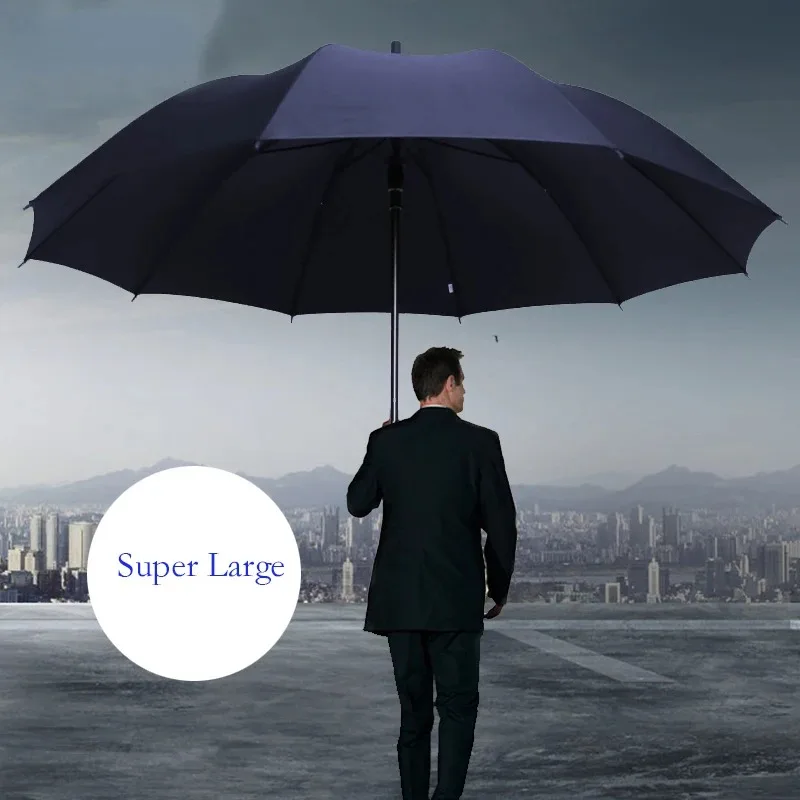 Super Large Folding Umbrella all-weather umbrella for three people 10 bone reinforced UV protection sunscreen umbrella