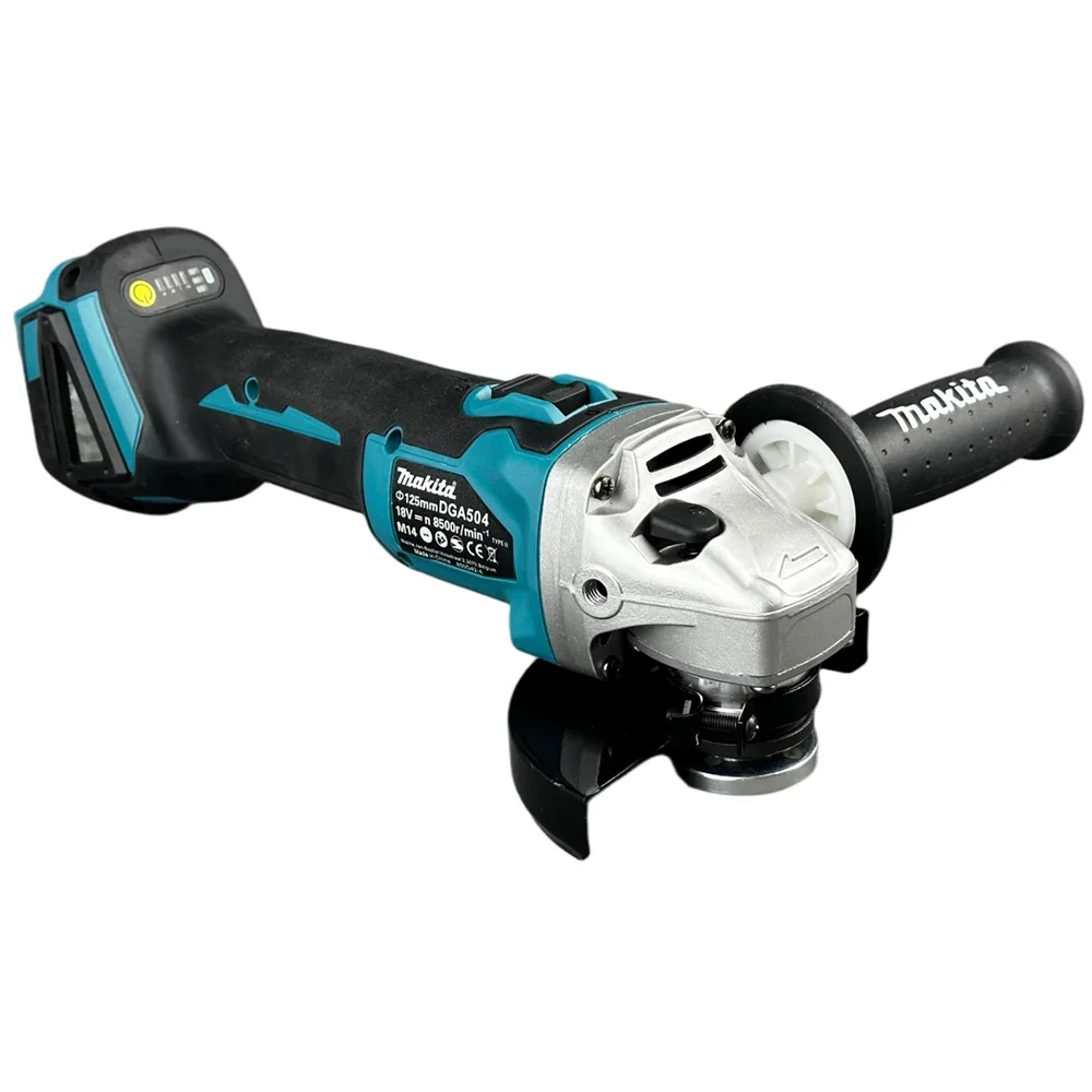 Makita DGA504 2in1 125mm Elektrischer Bürstenloser Winkelschleifer 3-Gang Holzbearbeitungs-Polierer Schneidemaschine Elektrowerkzeug für Makita-Akku