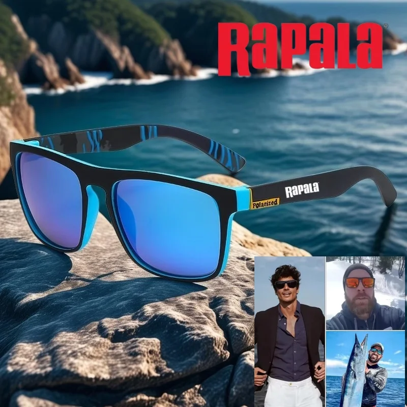 

Rapala Polarized Sunglasses UV400 Protection for Men and Women Outdoor Hunting Fishing Driving Bicycle Sunglasses Optional Box