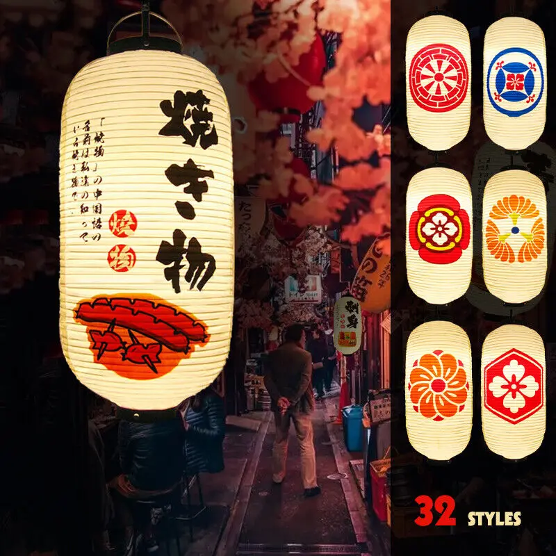 Japanese Izakaya Lantern Waterproof Restaurant Home Hanging Korean Ramen Sashimi Izakaya Cuisine Shop Restaurant Pub Decor