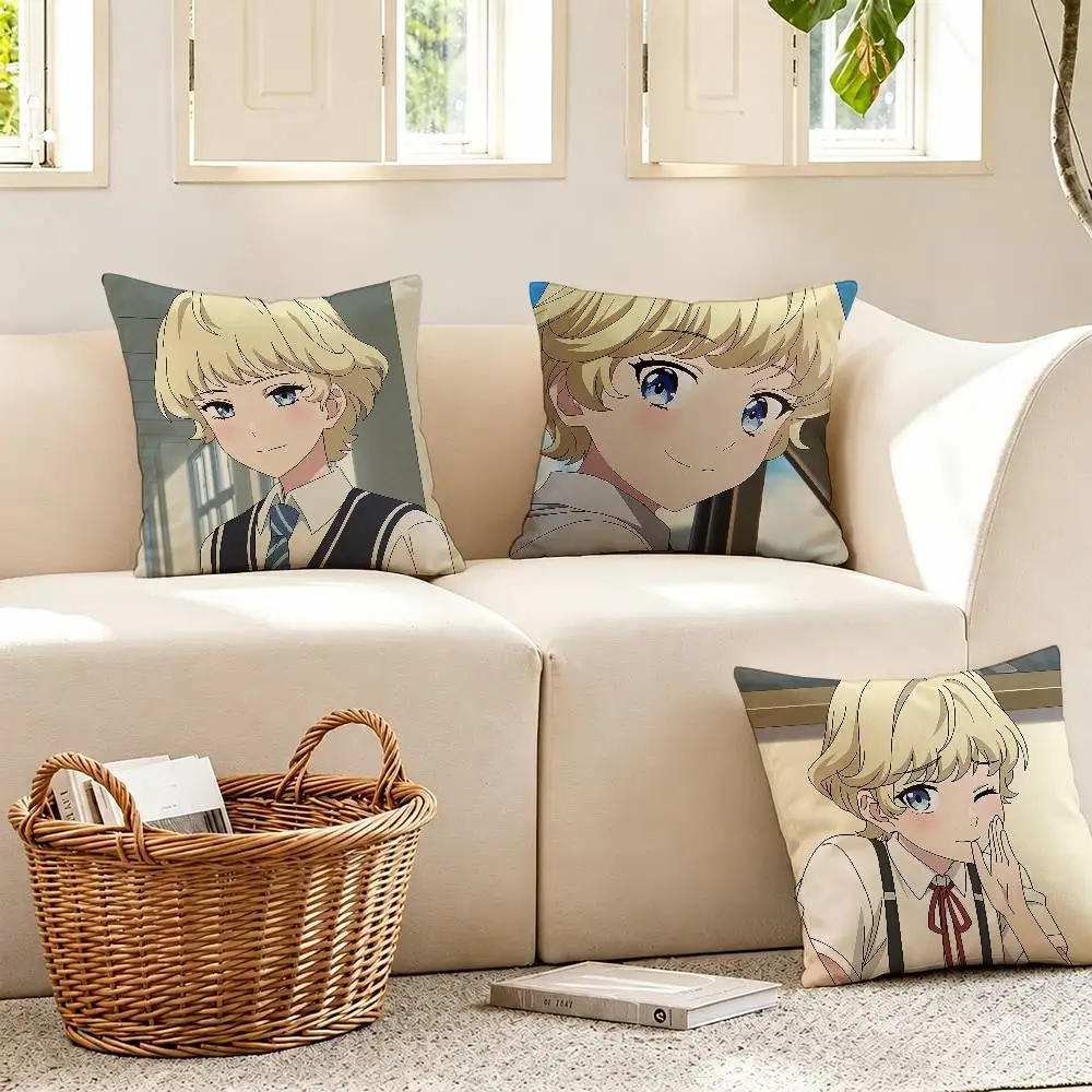 Anime W-WITCH WATCH k-Kiryu Miharu Pillow Case Cushion Cover Throw Pillow Case For Car Sofa