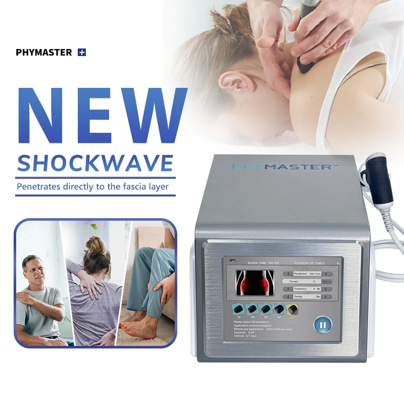 New ESWT machine shock wave therapy equipment for erectile dysfunction sport injuries blood circulation physiotherapy equipment