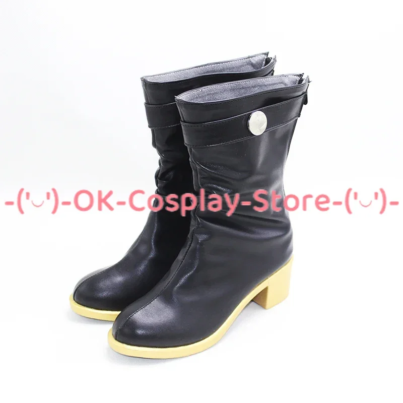 Zenin Maki Cosplay Shoes High Heel PU Leather Shoes Anime Cosplay Props Halloween Carnival Boots Custom Made