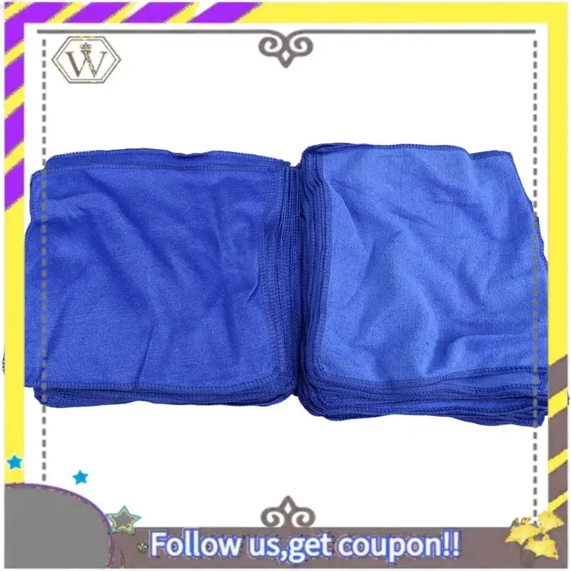 

ABXV-100 шт. впитывающее полотенце из микрофибры для ухода за автомобилем, домашнее и кухонное полотенце для мытья, чистое полотенце для мытья, синее