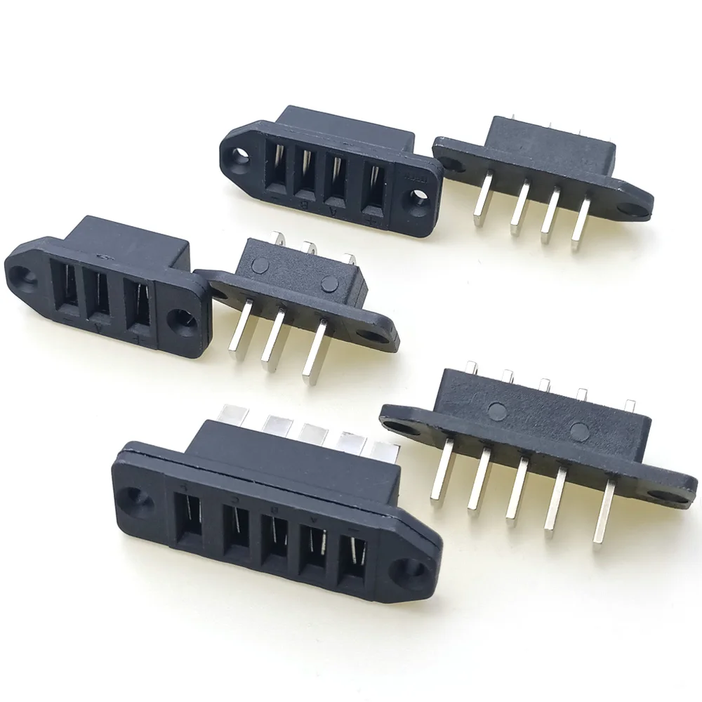 AliExpress HBXINTAO 2P 3P 4P 5P 6P male female socket with ear with hole connector power adapter15A high current e-bike lithium battery connector