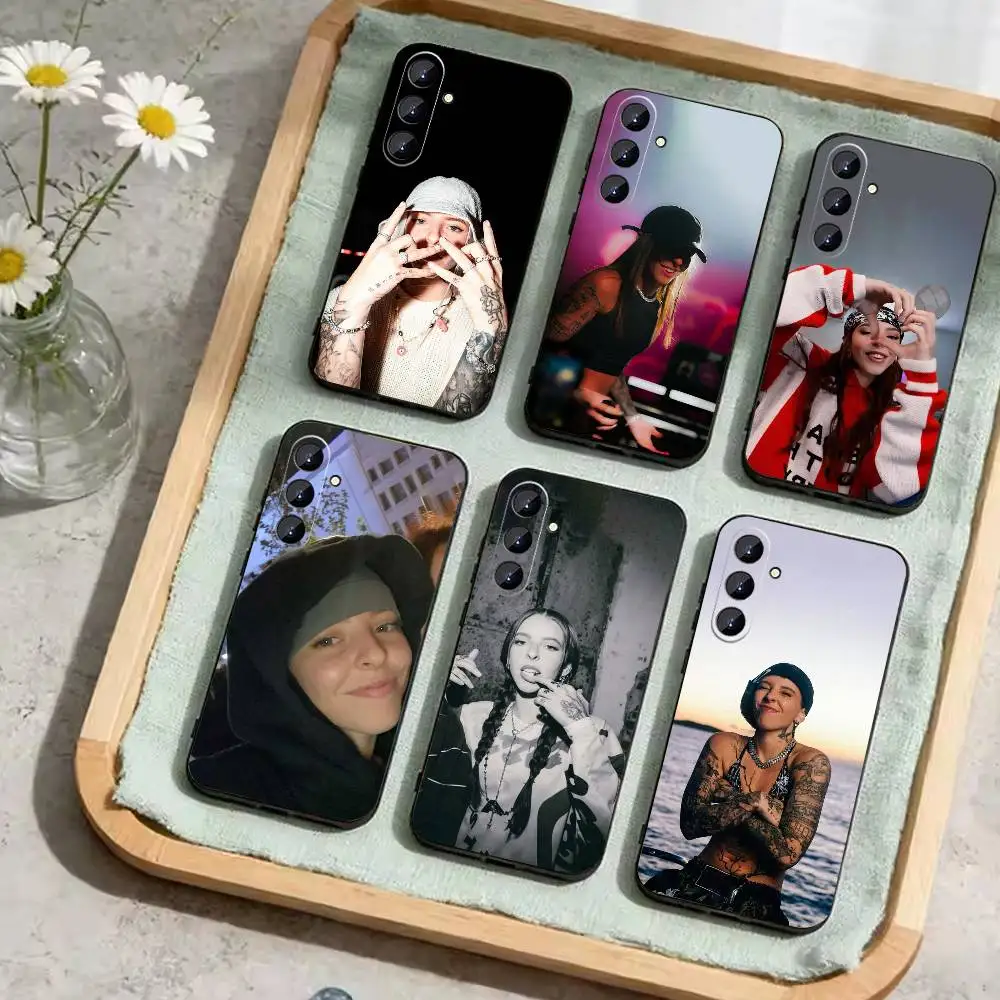 

Singer Young M-Miko Phone Case For Samsung Galaxy A73,A21s,A22,A31,A52,A53,A71,A41Soft Black Shell