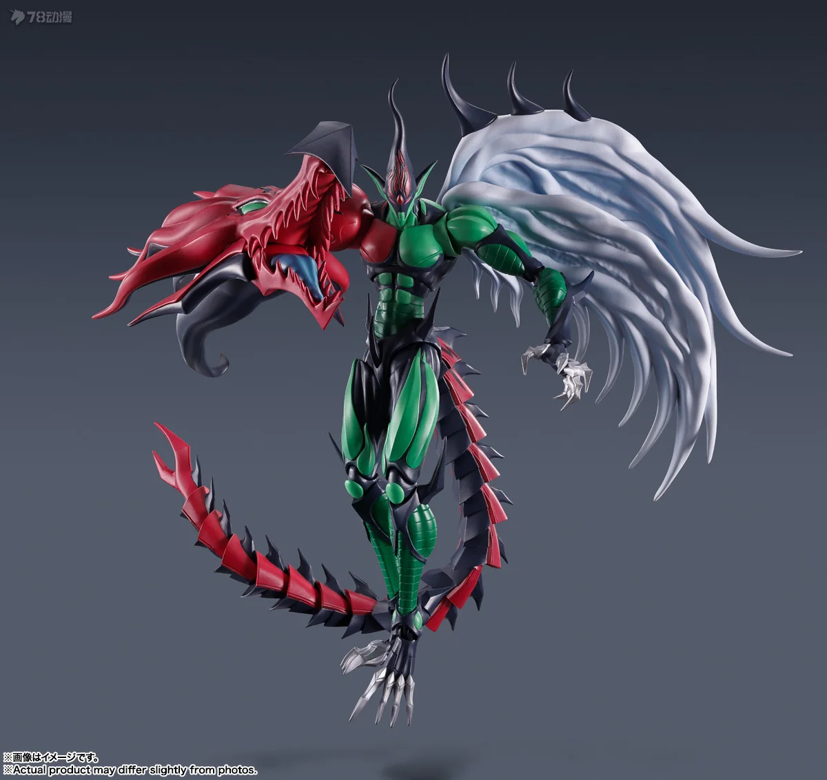 In Stock BANDAI S.H.Monsterarts E·HERO Movable Model Toy SHM Yu-Gi-Oh! GX  Elemental HERO Flame Wingman 