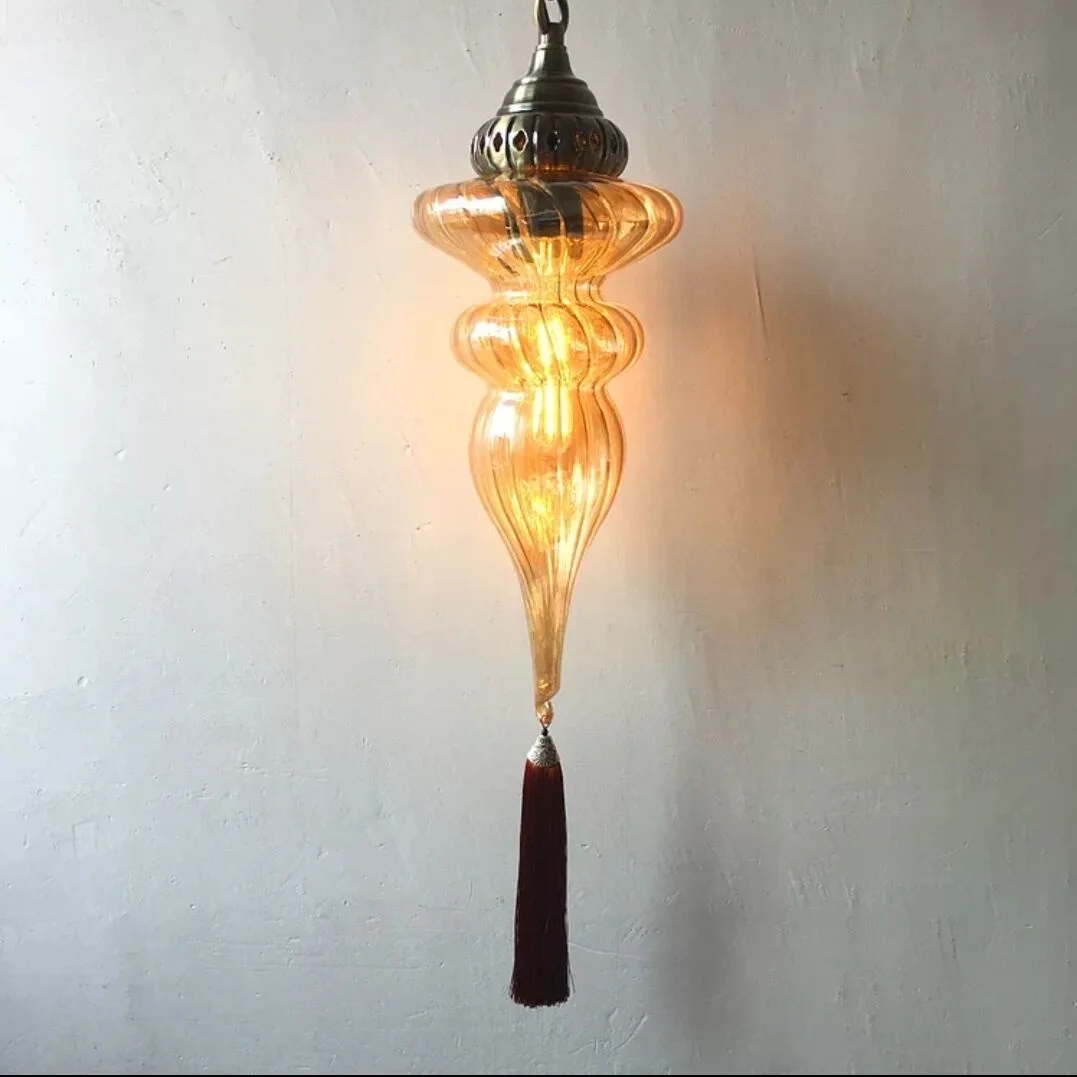 Newest Style Turkey Ethnic Customs Coffee Lamp Romantic Cafe Restaurant Bar Tree Pendant Light Bar Creative Pendant Lampe