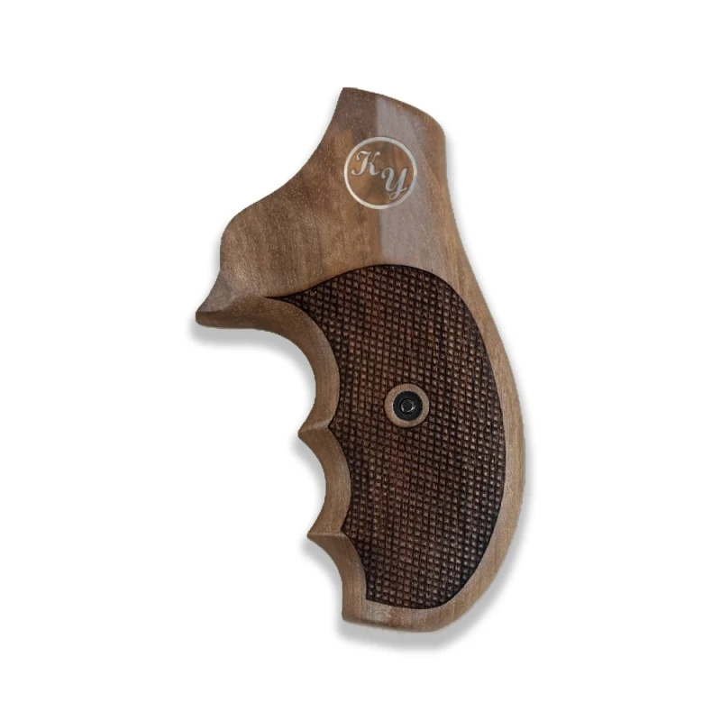 KSD Brand Ruger SP101 Compatible Walnut Grips Diamond