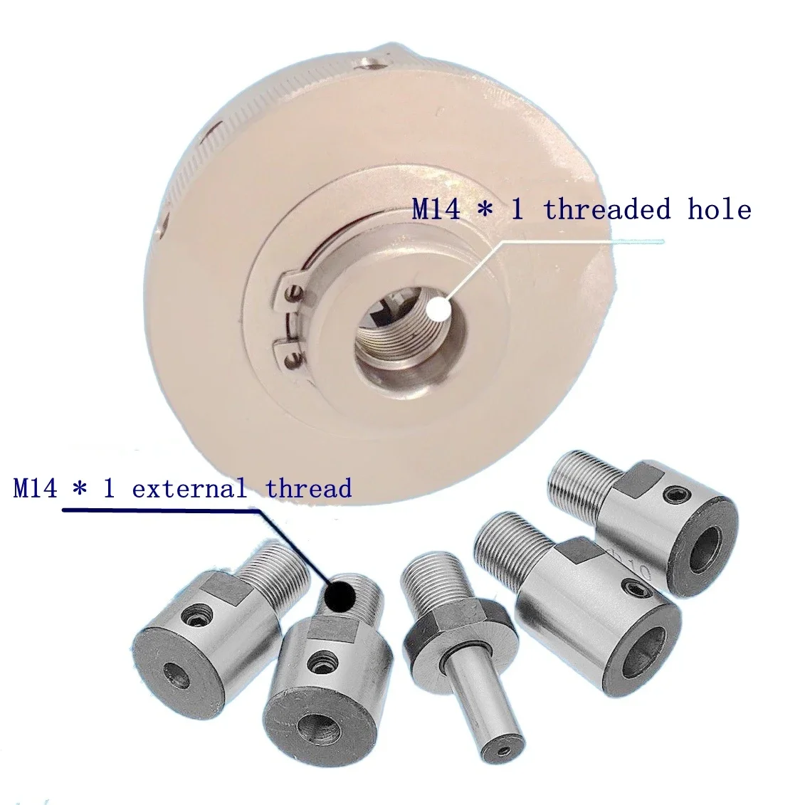 K01 50 Non rusting nickel plating Chuck three Jaw K01-50,Suitable for Mini Lathe Chuck M14*1 Connecting rod