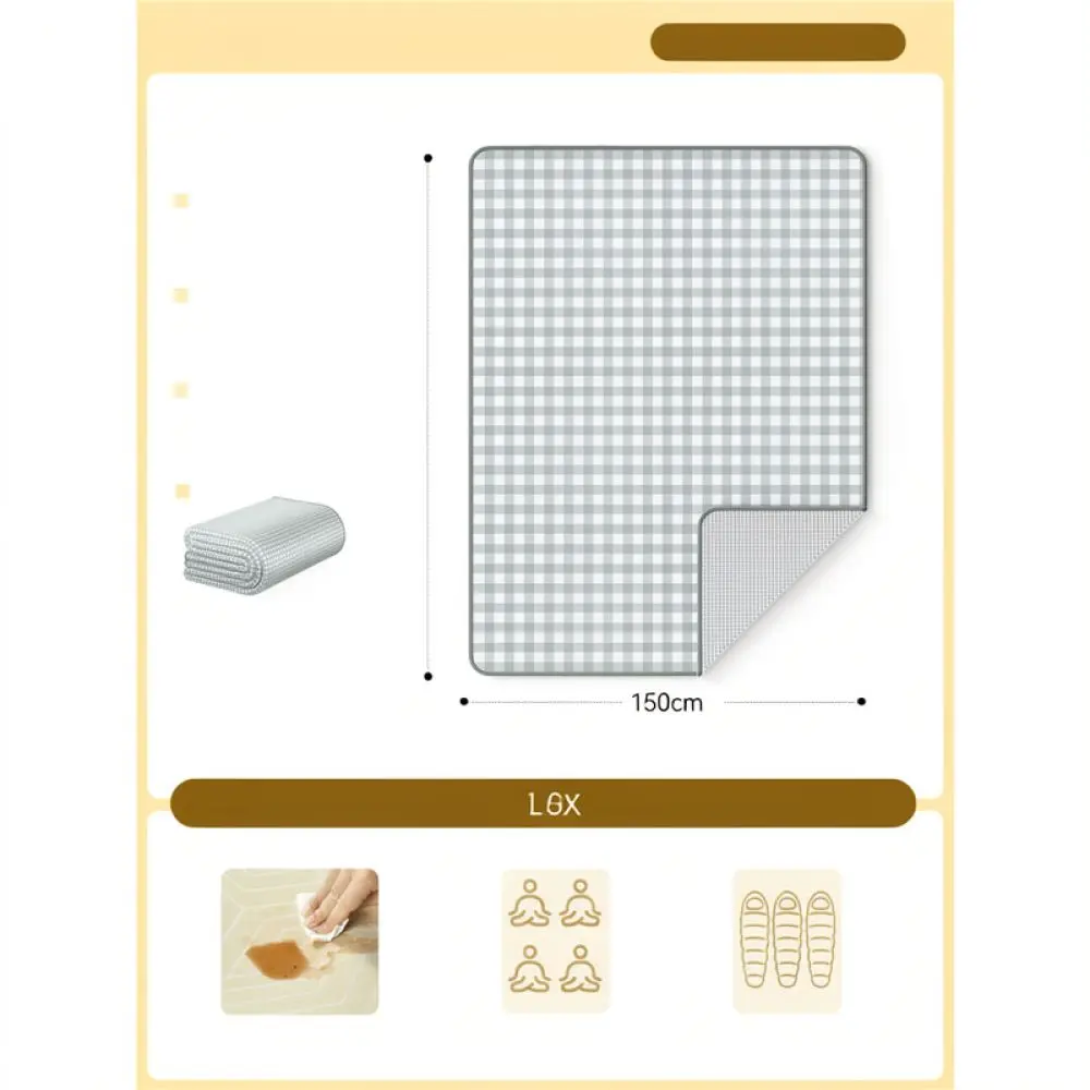 For Yuanshiren Outdoor Picnic Blanket Camping Pad Moisture Resistant Mat Portable Foldable Durable Hiking Ground Sheet