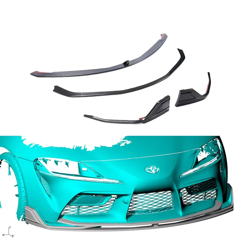 

Carbon Fiber A90 Front Spoiler Lip for Toyota Supra A90 Edition J29/DB MkV 2019 2020