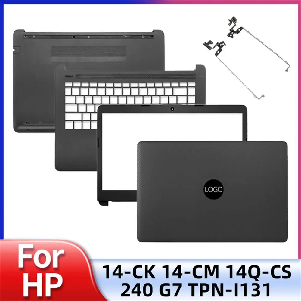 

New LCD Back Cover For HP Pavilion 14-CM 14-CK 14-DG 240 245 246 G7 Front Bezel Palmrest Bottom Case Hinges Black