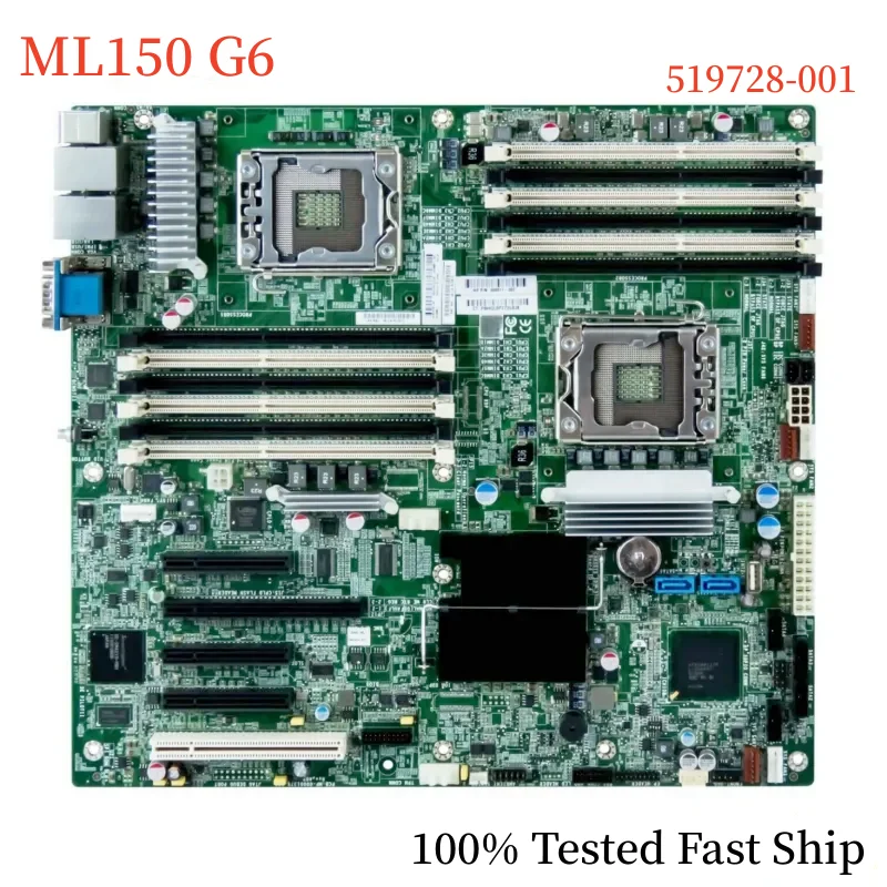 

519728-001 For HP Proliant ML150 G6 Motherboard 466611-001 466611-002 LGA1366 DDR3 Mainboard 100% Tested Fast Ship