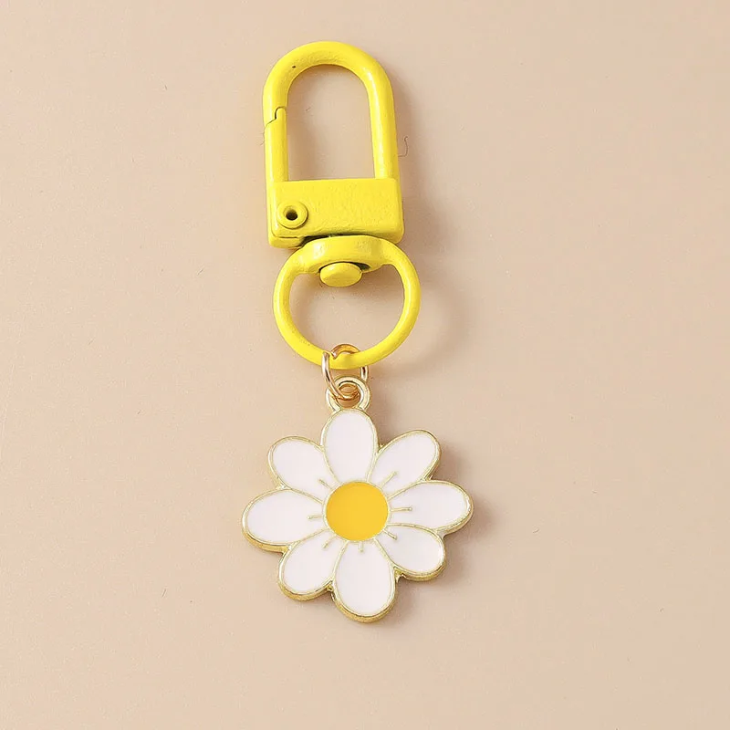 Aihua Schlüsselanhänger Y2K Perlen-Marienkäfer-Gänseblümchen-Schlüsselanhänger für Frauen und Mädchen, Handtaschenanhänger, Schlüsselring, Urlaubs-Schmuckgeschenke – Detail 13