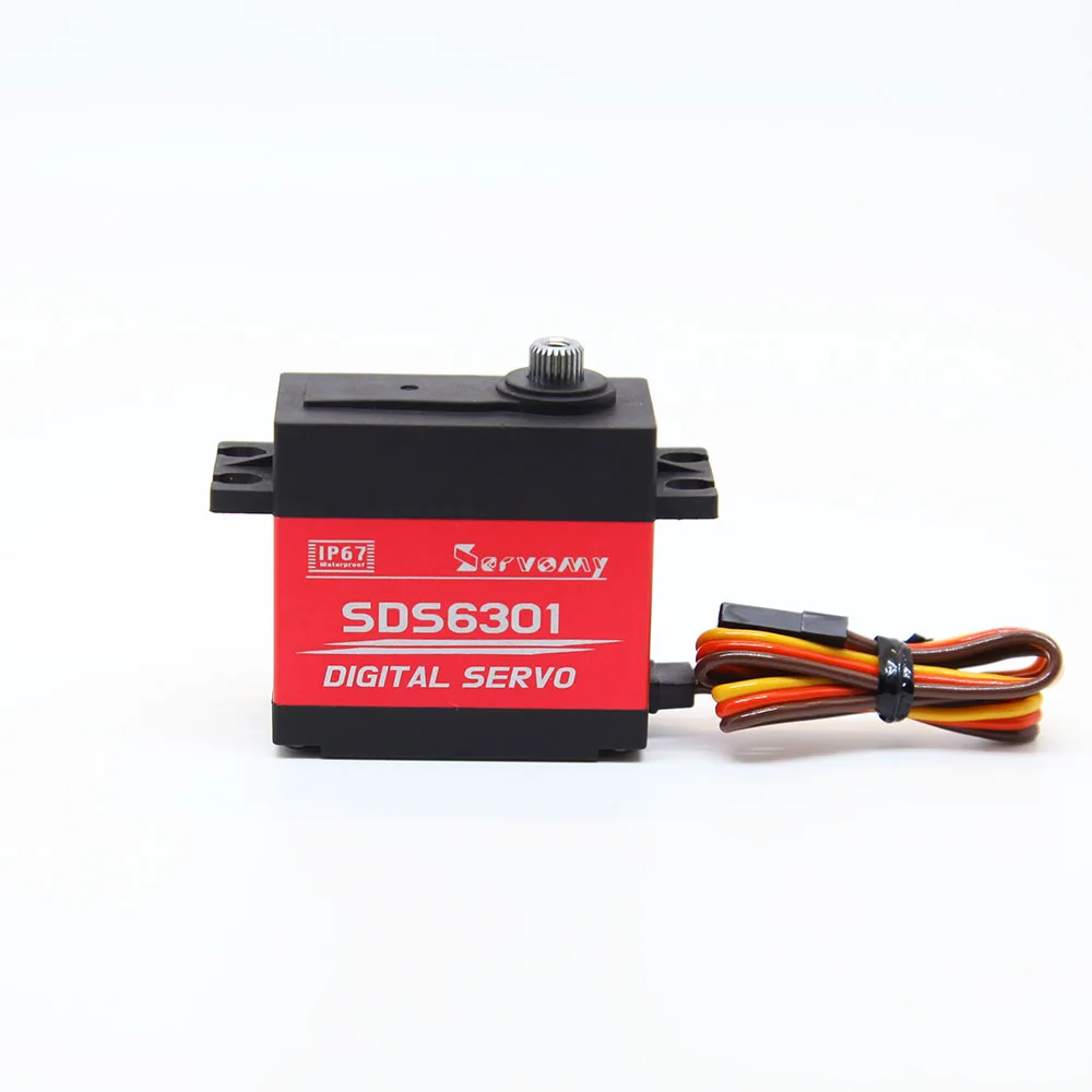 Servomy 40KG  SDS6301 Large Torque Digital Servo 180 Degree Waterproof IP67 With 25T Servo Arm For RC Car