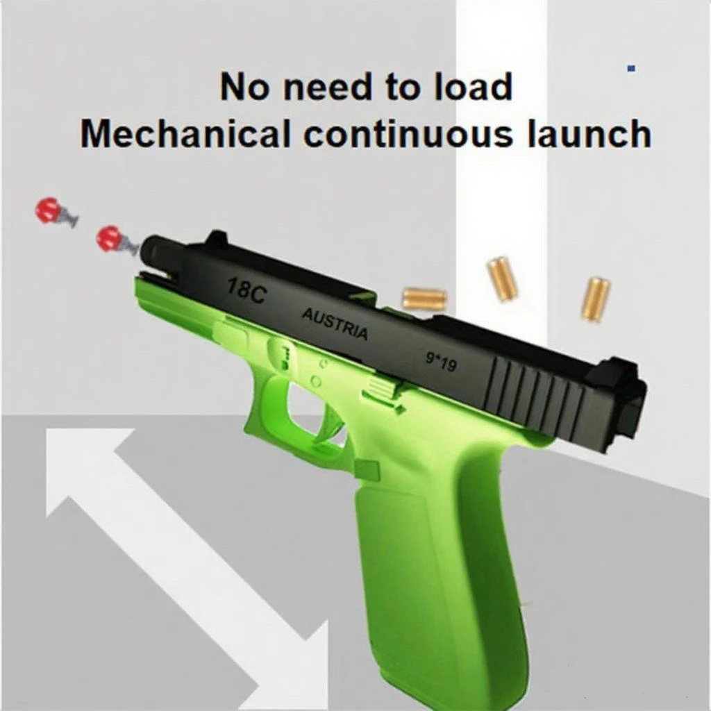 2026.M1911 Automatico Shell Espulsione Morbida Proiettile Pistola Giocattolo G17 Airsoft Pistola Armas Bambini CS Tiro Armi Pistola Giocattolo per I Ragazzi