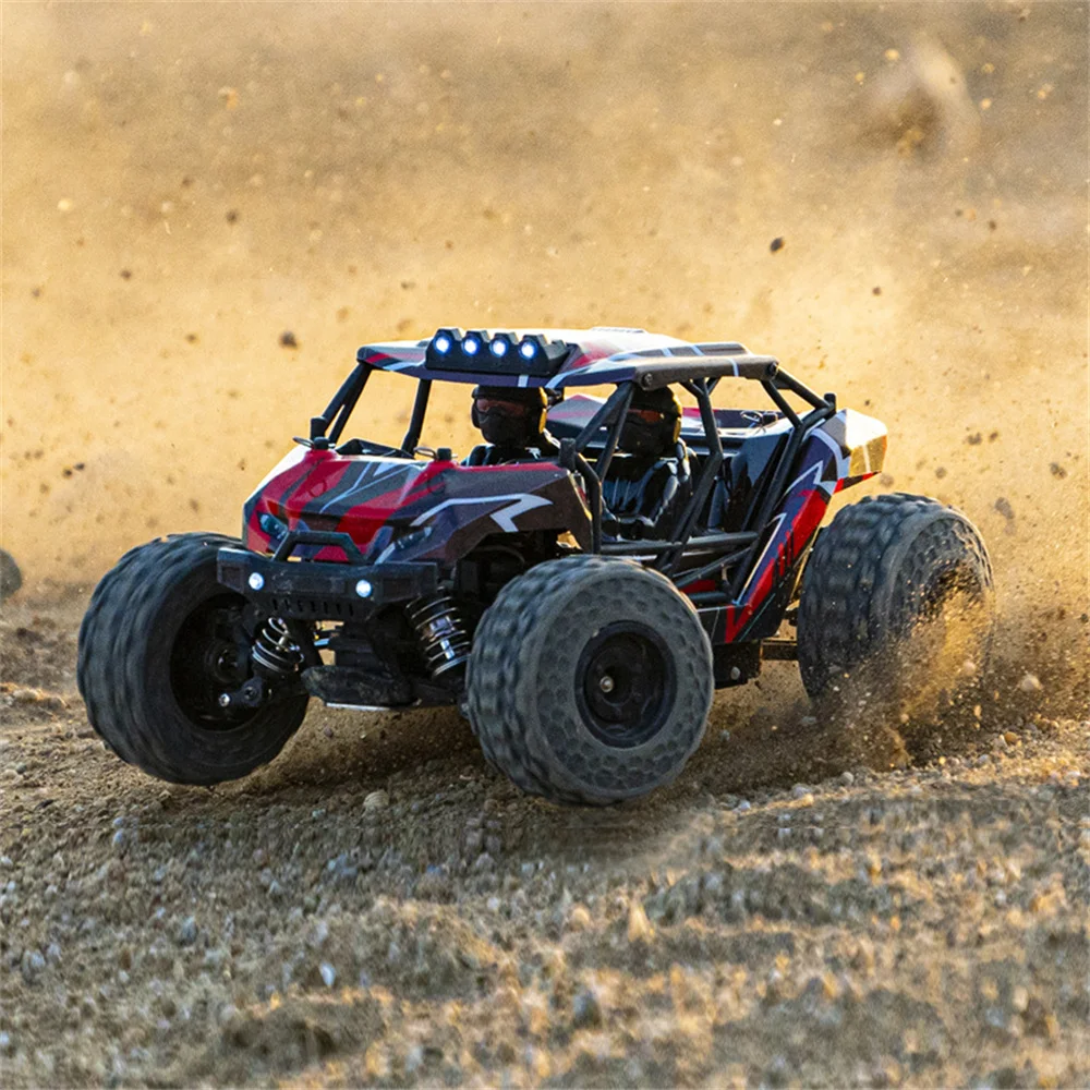 HS 18431/18432 Brushless RTR 1/18 2.4G 4WD 52km/h RC Car Full Proportional LED Light Off-Road Monster Truck Vehicles Models Toys