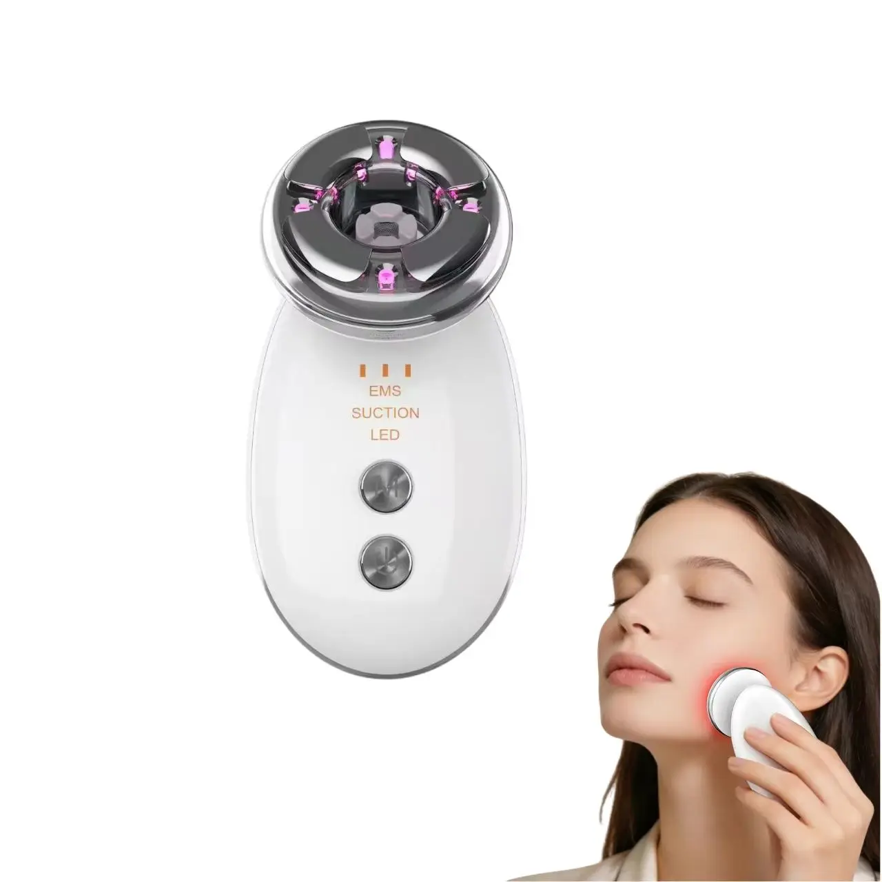 3 in 1 V Face Vacuum Lifting Beauty Intrument Lymphatic Drainage Massager Skin Firming Device Facial Sculpt Tool for Contouring