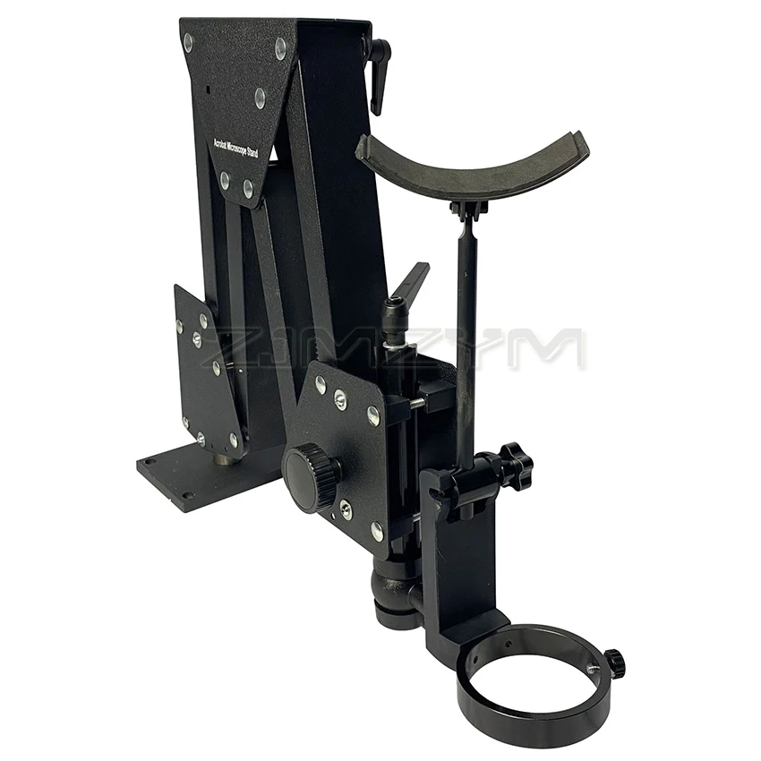 Imagem -05 - Stereo Acrobat Microscópio Stand Suporte Flexível Ferramentas de Jóias Suporte de Lupa 77 mm 85 mm de Diâmetro