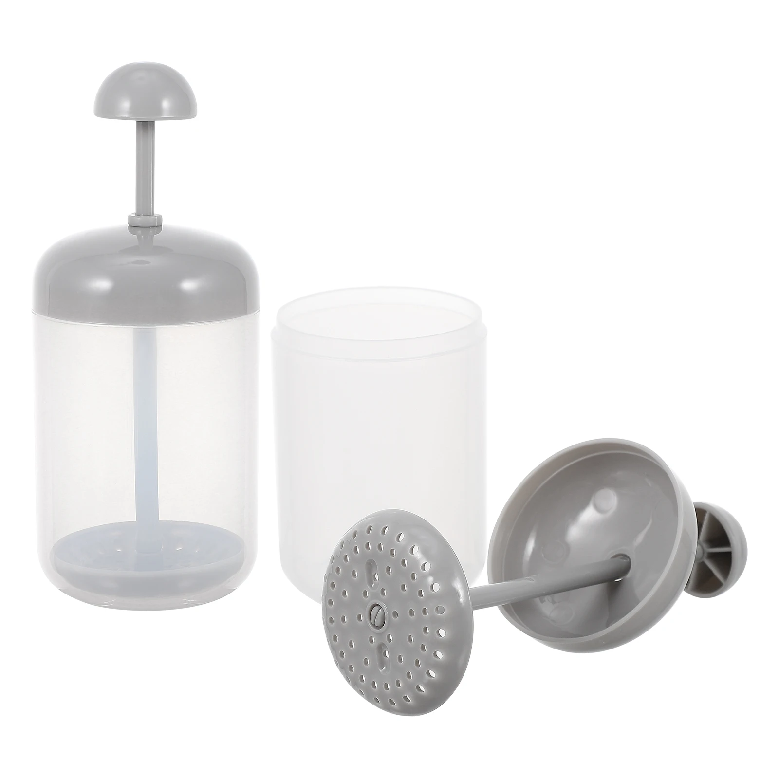 

2Pcs Face Wash Foamer Modern Fashionable Skincare Tool Foaming Bottle Cleansing Accessories PP Material Durable