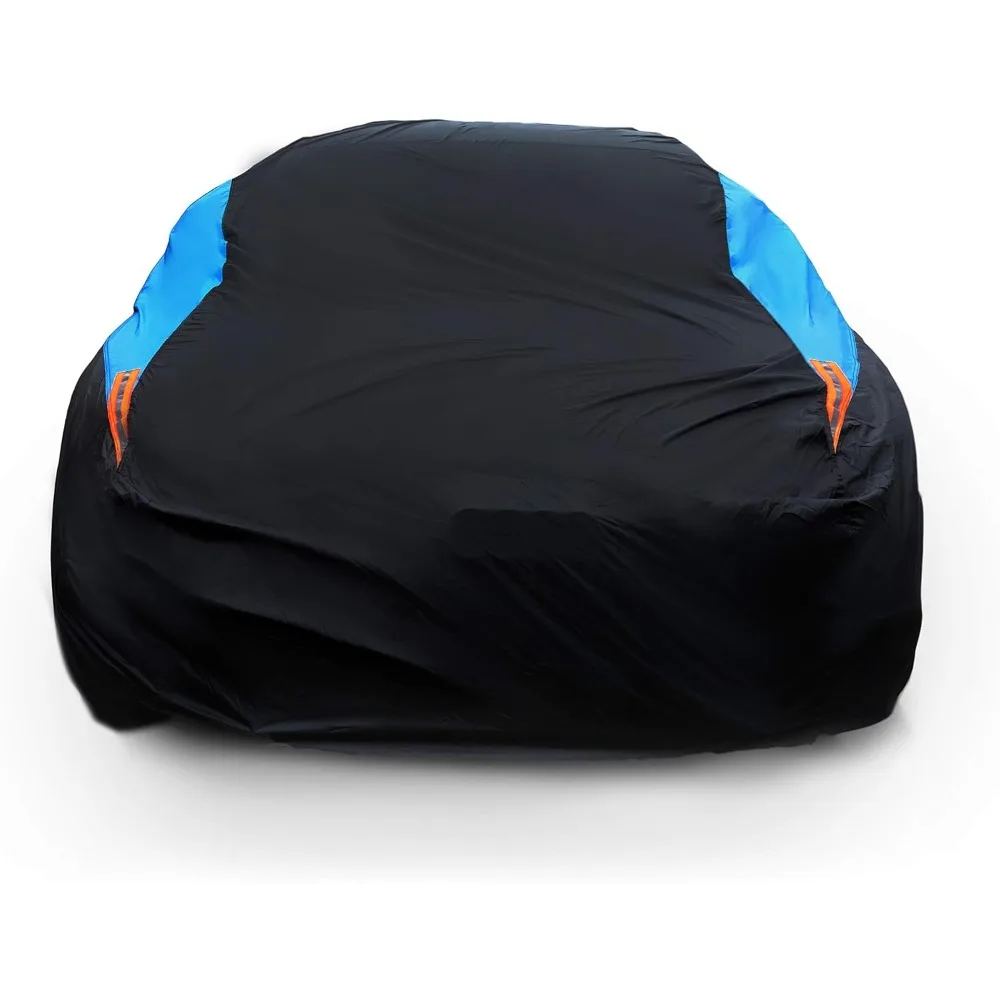 

All-Weather Waterproof Car Cover with UV Protection, Windproof Design for Sedans (Fits 186-193 inch Length)