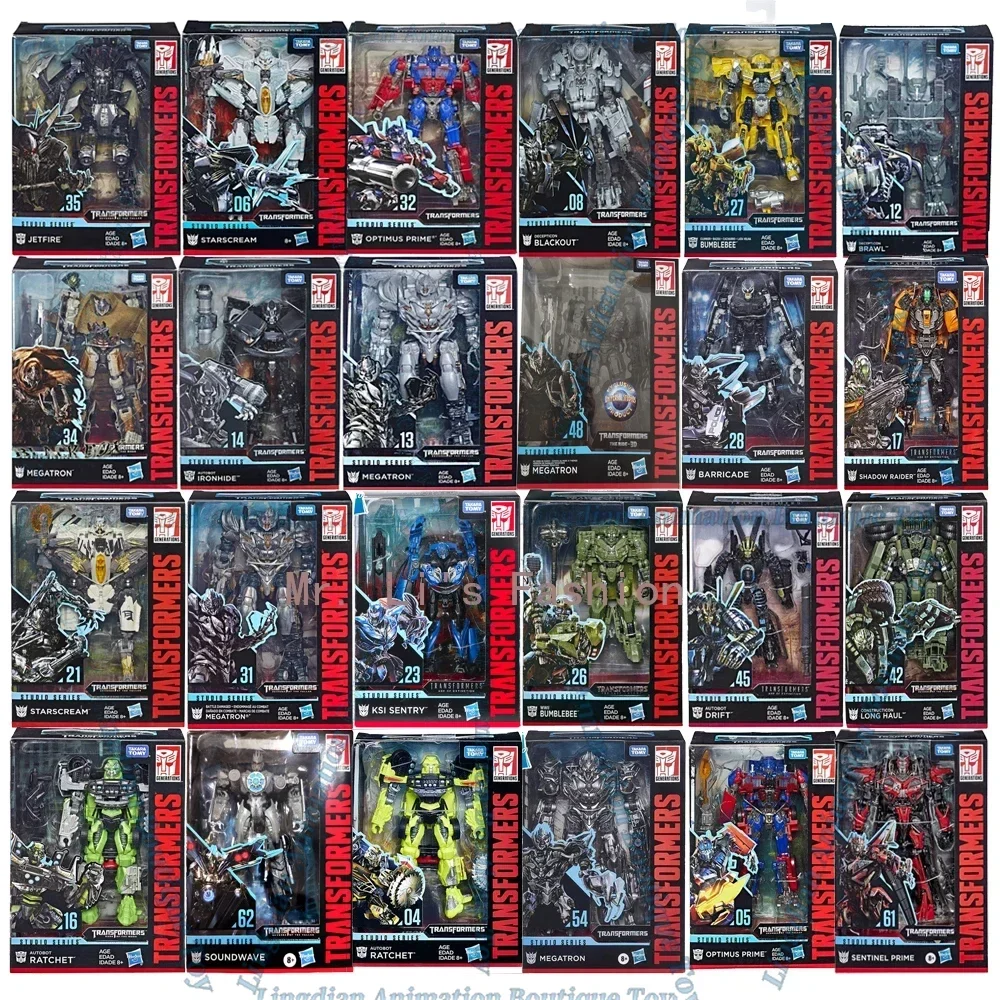 Auf Lager Transformers Studio Series SS Full Series 1-61 Starscream Lock OP Steel Megatron Bee Actionfigur Spielzeugsammlung Geschenk